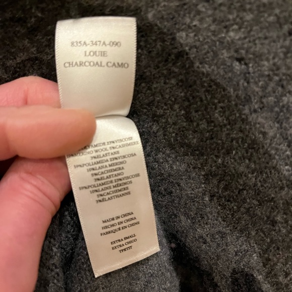 Rails XS Louis Charcoal Camo Sweater - Picture 7 of 7